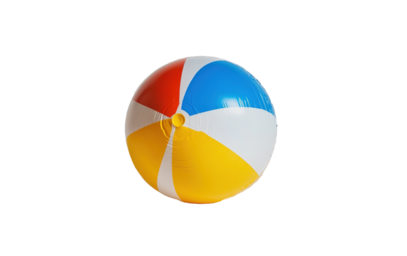 A beach ball on white background,png