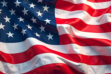 Fototapeta premium photo of the American flag