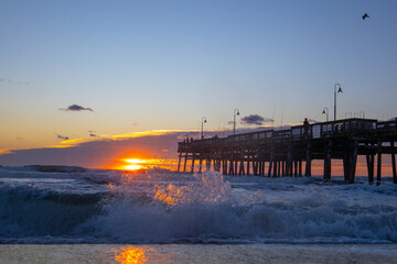 Sunrise at Sandbridge Beach