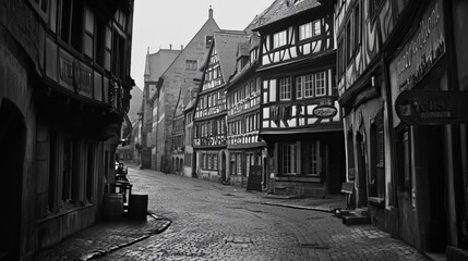 Naklejka premium Fragments of historical Nuremberg