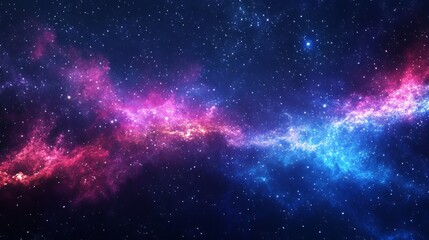 Fototapeta premium High-definition star field background, showcasing a starry outer space texture. Colorful and vibrant starry night sky outer space background.