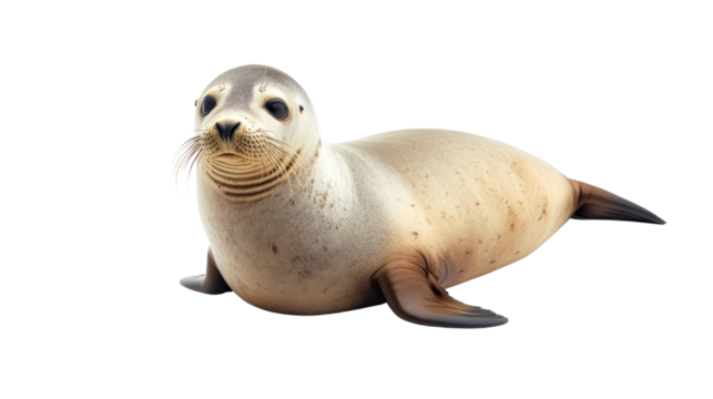 seals on a transparent background