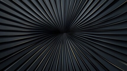Obraz premium Abstract Black and Gold Radial Lines Geometric Background