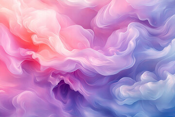A dreamy, ethereal background with soft pastel colors and swirling patterns that evoke the feeling of being in an otherworldly landscape. Created with Ai