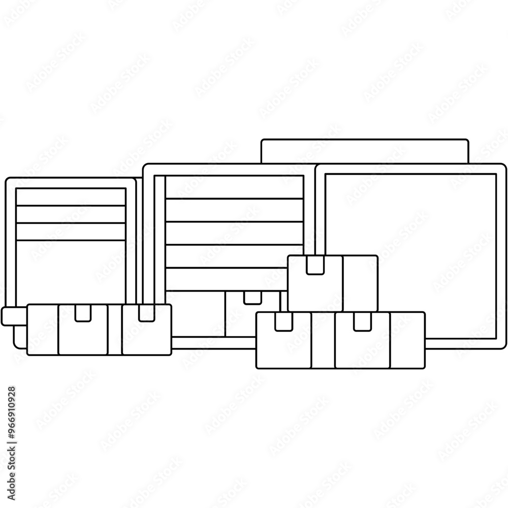 Canvas Prints Loading Dock Icon