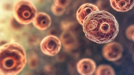 Microscopic Cells    D Rendering of Red Blood Cells