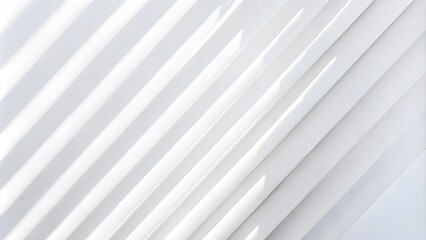 Obraz premium White luxury background with grey shadow diagonal stripes. Light elegant dynamic abstract BG. Trendy geometric neumorphism. minimal 3d sale modern backdrop. Light grey abstract technology background