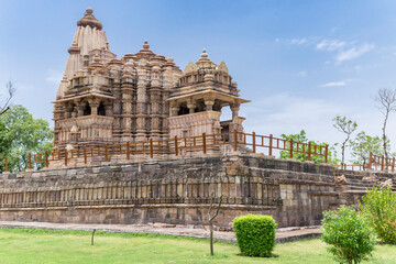 Devi jagadambi temple in khajuraho the group of monuments of hindu and jain temples in chhatarpur...