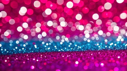 Winter card with falling snow, the crystalline white snowflake on a pink background. Sky snowfall banner. Holiday winter background for Christmas and New Year. 