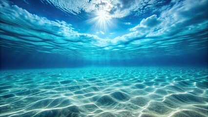 Stock photo of subaquatic scene portraying peace and tranquility