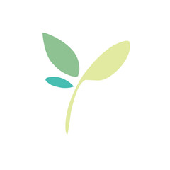 leaf logo vector illustration 