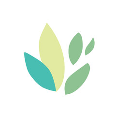 leaf logo vector illustration 