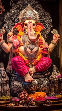 Alabuga Raja: Ganapati Bappa. Artificial intelligence. 