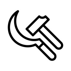 sickle line icon