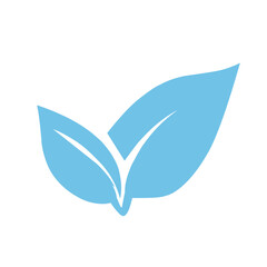 abstract leaf icons natural illustration