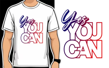 Yes you can. typography t shirt design vector