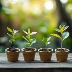 Obraz premium Business growth and positive sustainable. Profitable Investment. Positive trend. Green business.