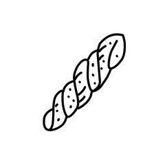 Bread thin line icon