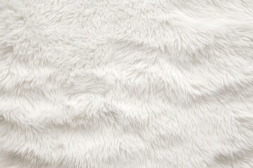 White fluffy fur fabric wool texture