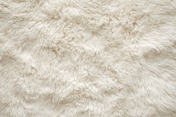 White fluffy fur fabric wool texture