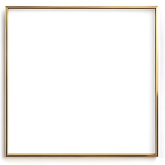 Obraz premium Minimalist beige background featuring a gold rectangular frame surrounded by dried pampas grass and delicate wildflowers. The soft, neutral tones create an elegant, nature-inspired aesthetic.