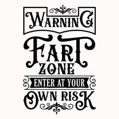 Warning fart zone enter at your own risk Craft