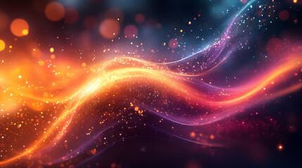 Abstract waves of light and color, creating a vibrant and dynamic visual effect.