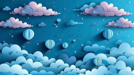 Flat world ozone day background