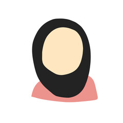 Women Wearing Hijab illustration