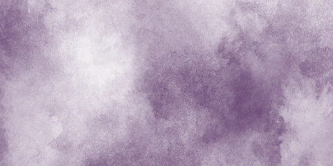 abstract purple watercolor background with cloudy stains, Paint brush of purple grunge paper textured stain canvas element, Purple watercolor grunge background with spots.