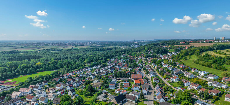 Elchingen-Thalfingen in Schwaben im Luftbild