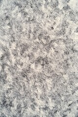 Close up oil painting showcasing the intricate texture of a gray carpet