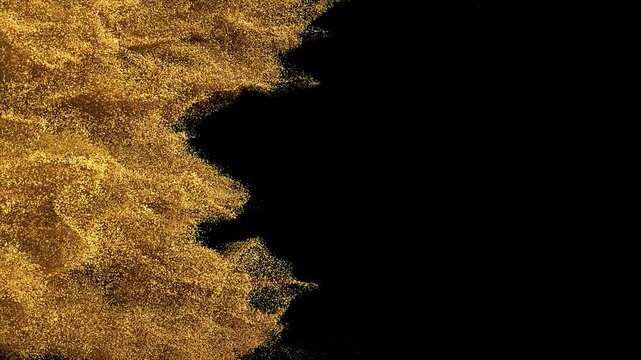 golden sand transition right to left with alpha channel .