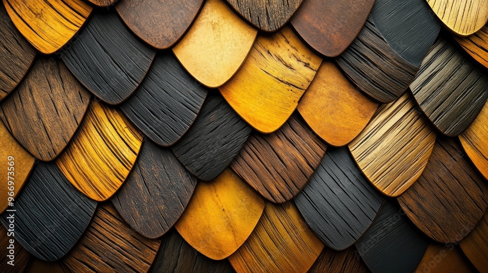 Poster abstract wooden pattern background.