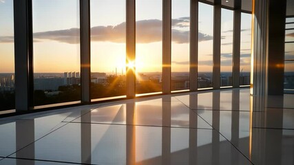 Professionals discussing financial solutions, sleek office setting