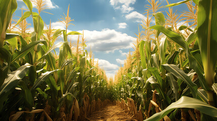Obraz premium field of corn
