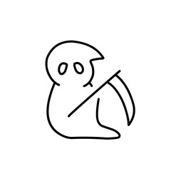 funeral icons. line vector