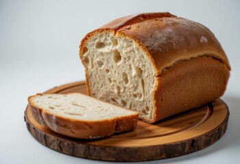 sliced bread on a plate