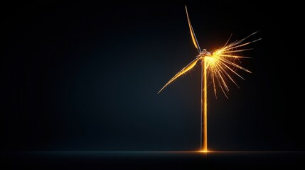 Glowing Wind Turbine Sparks Interest in Renewable Energy