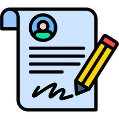 Customer Contract Icon