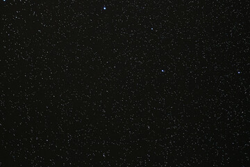 Night Sky Stars Background. Starry Night Sky With Stars. Natural Background With Black Sky And Many Stars