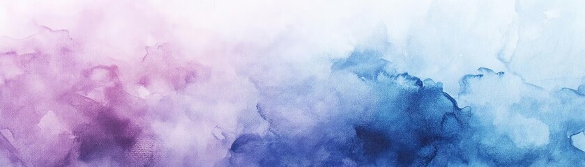Obraz premium A soft watercolor background featuring gentle hues of pink, blue, and violet, ideal for design and creative applications.