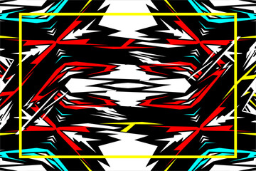 design vector background abstract racing,wrap car, with unique line patterns and bright color combinations
