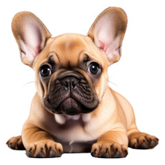 PNG Puppy dog portrait bulldog.