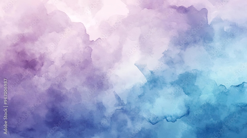 Poster An abstract watercolor background showcasing soft pastel colors blending together for a calming and creative visual effect.