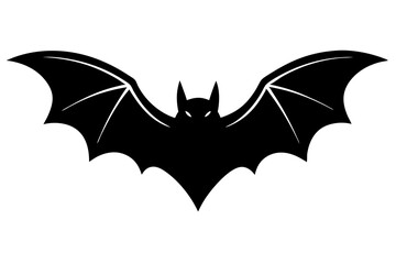 Bat silhouette vector illustration