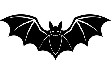 Bat silhouette vector illustration