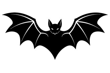 Bat silhouette vector illustration