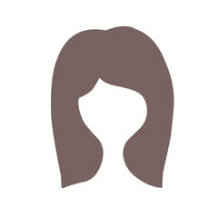 Woman hairstyle wigs vector