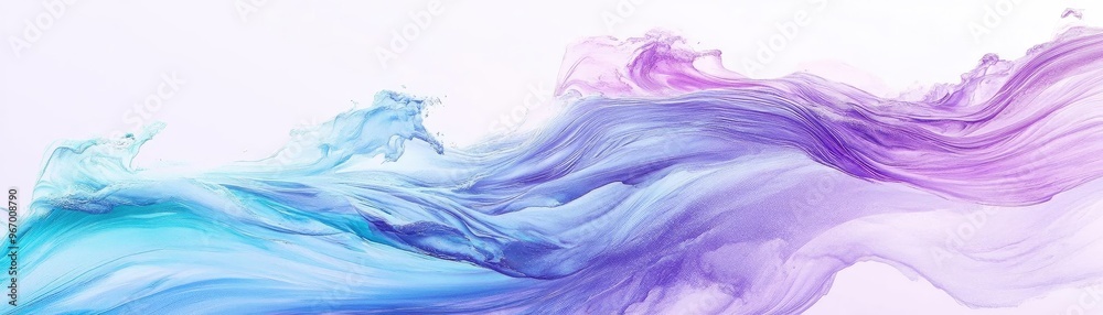Poster a vibrant swirl of blue and purple fluid art creates a dynamic and ethereal backdrop ideal for vario